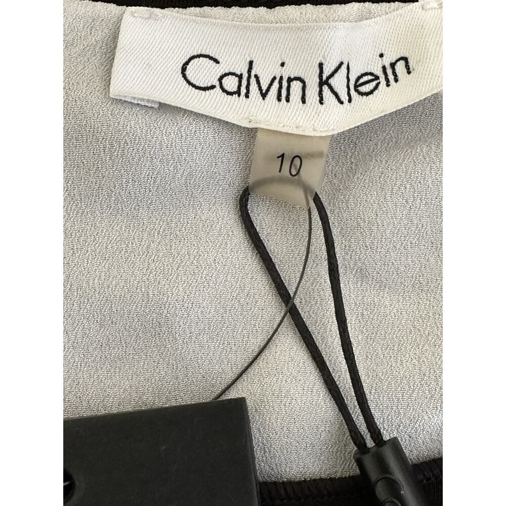 Calvin Klein Black Top Size 10 New with Tags Womens Dressy‎ Business Casual Top - Picture 14 of 16